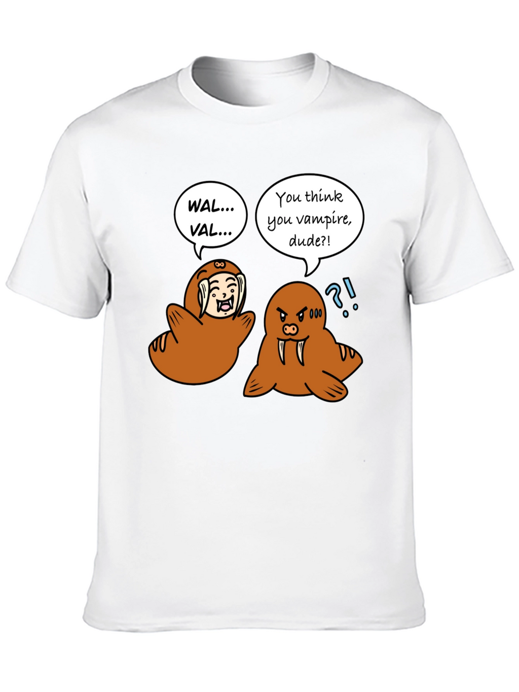 Walrus Vampire Graphic Tee