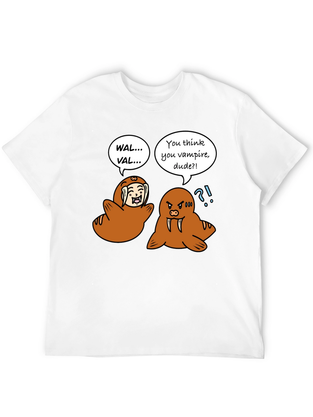 Walrus Vampire Graphic Tee