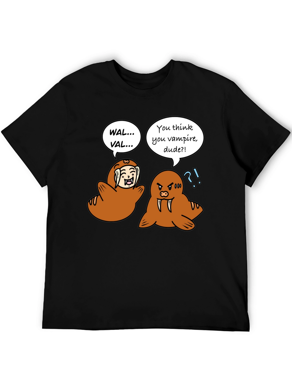 Walrus Vampire Graphic Tee