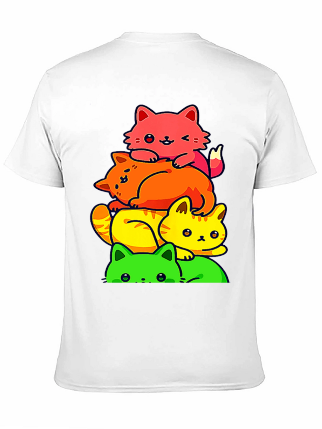 Colorful Cat Stack T-Shirt