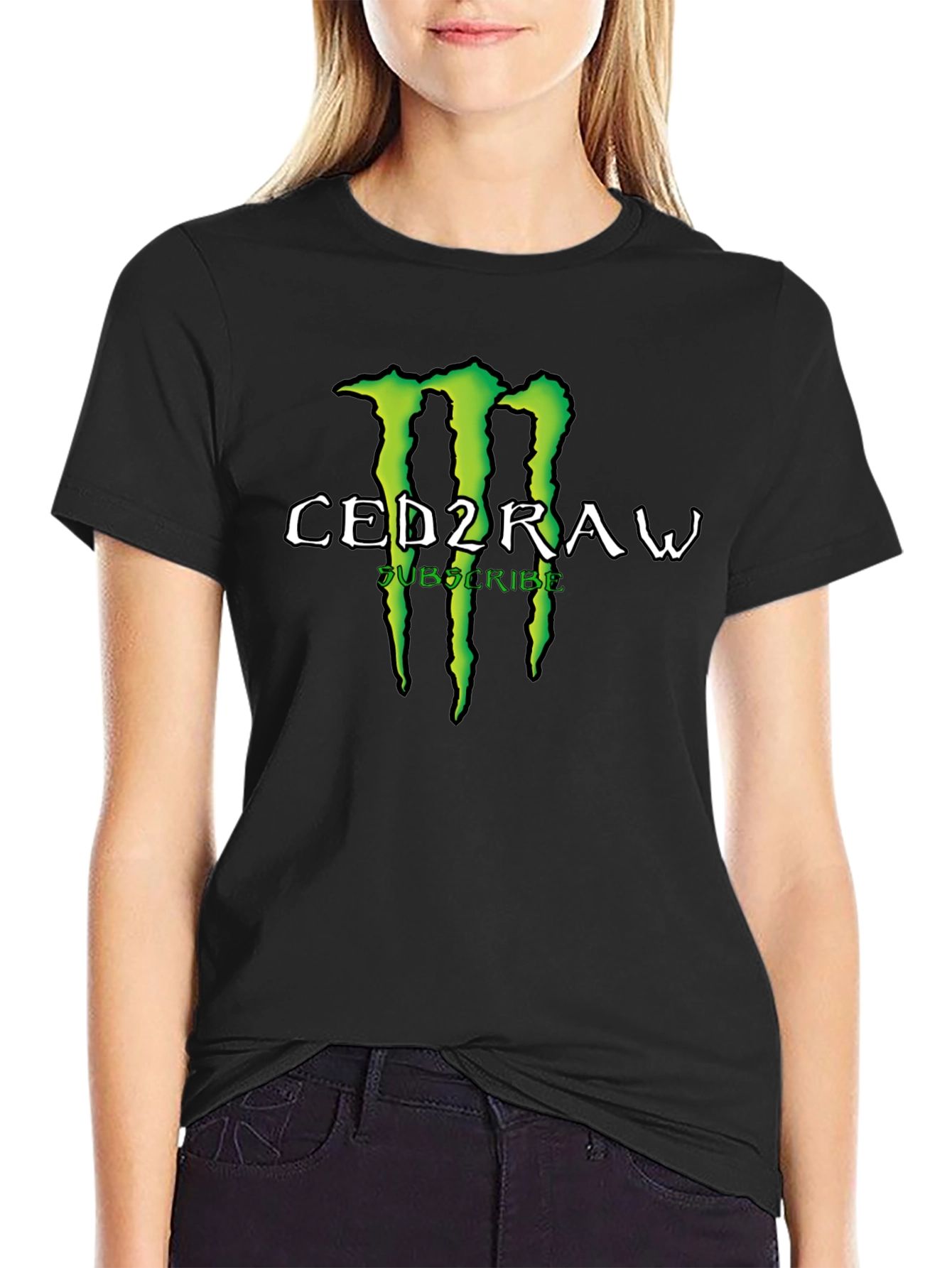 CED2RAW Subscribe Graphic Print T-Shirt