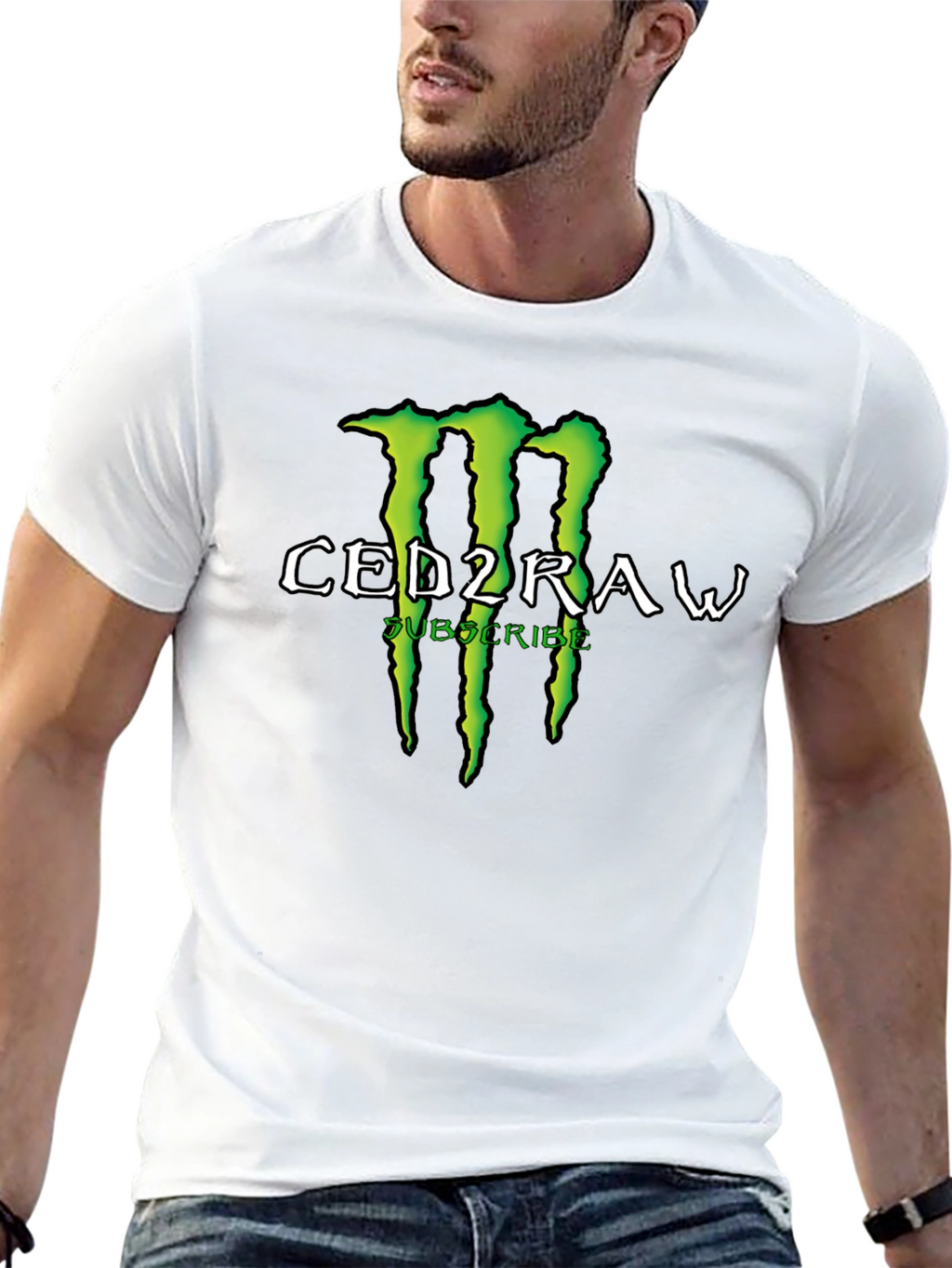 CED2RAW Subscribe Graphic Print T-Shirt