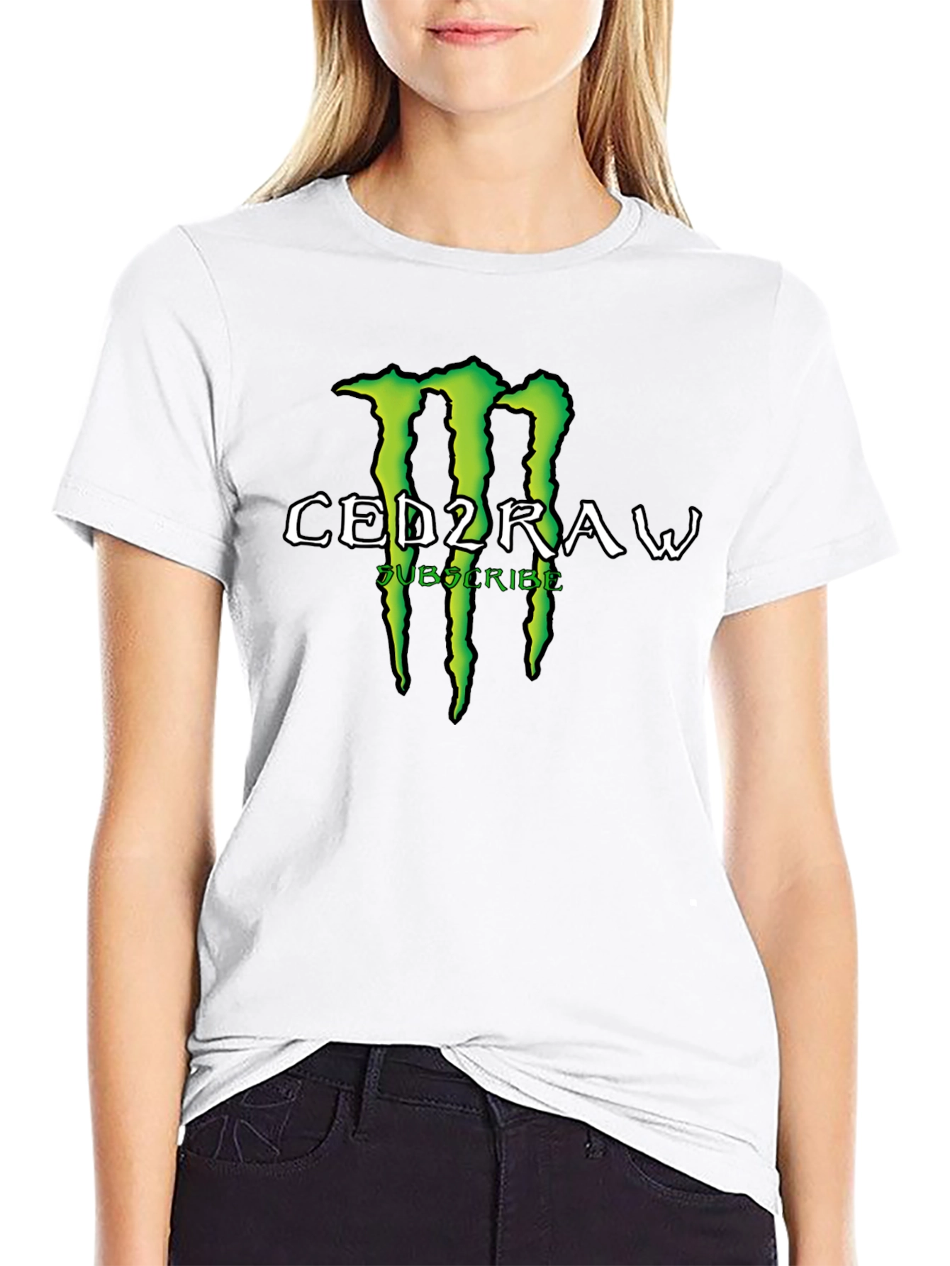 CED2RAW Subscribe Graphic Print T-Shirt