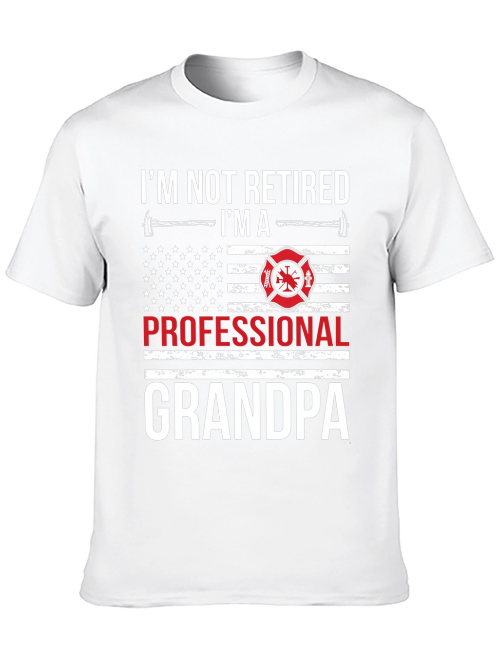 Professional Grandpa Firefighter T-Shirt