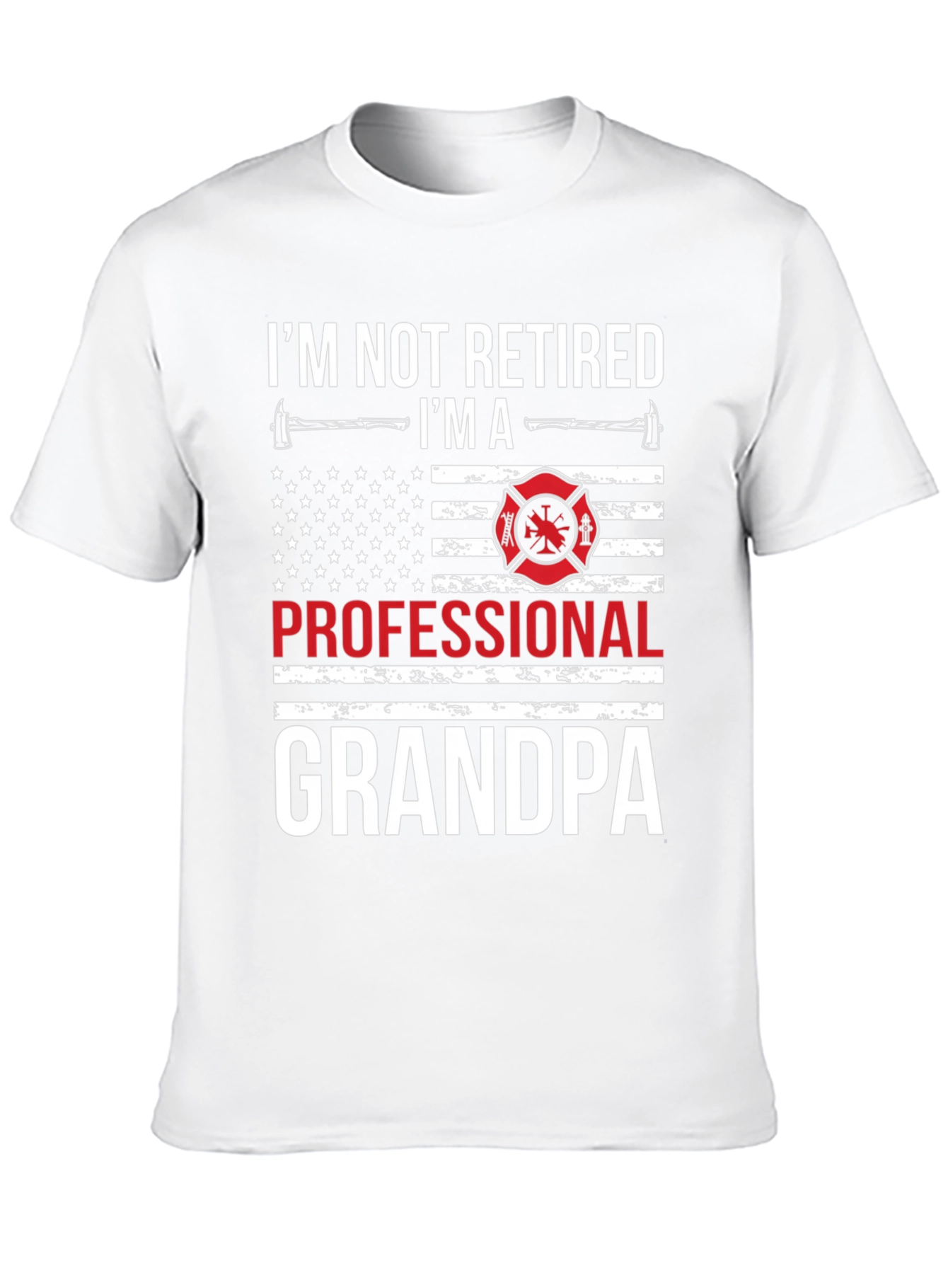 Professional Grandpa Firefighter T-Shirt