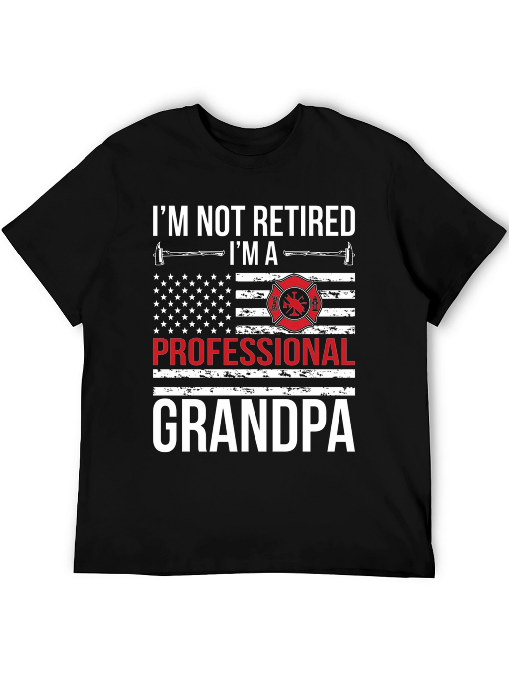 Professional Grandpa Firefighter T-Shirt