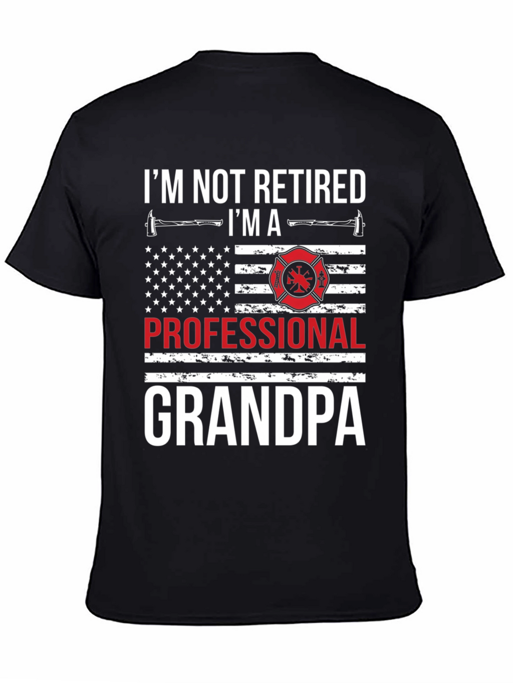 Professional Grandpa Firefighter T-Shirt