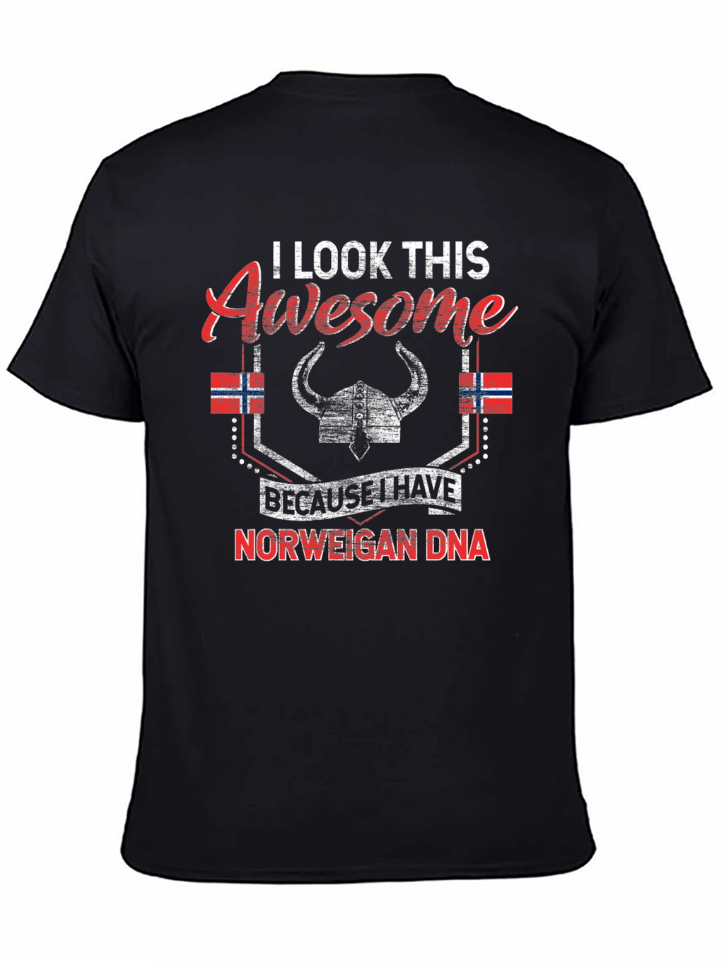 Awesome Norwegian DNA Graphic T-Shirt