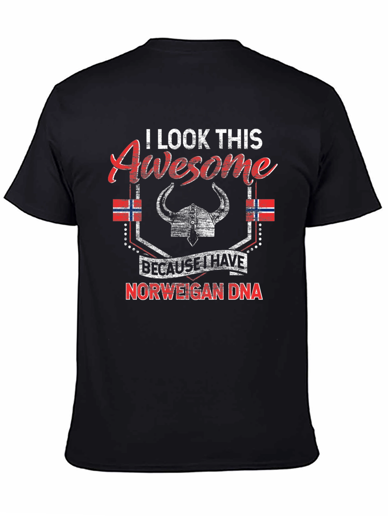 Awesome Norwegian DNA Graphic T-Shirt