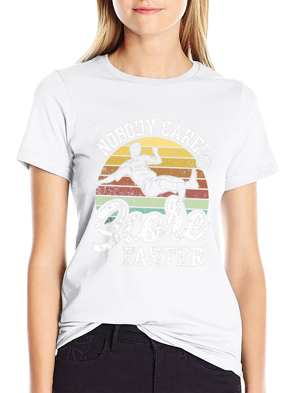 Nobody Cares Score Faster Graphic T-Shirt