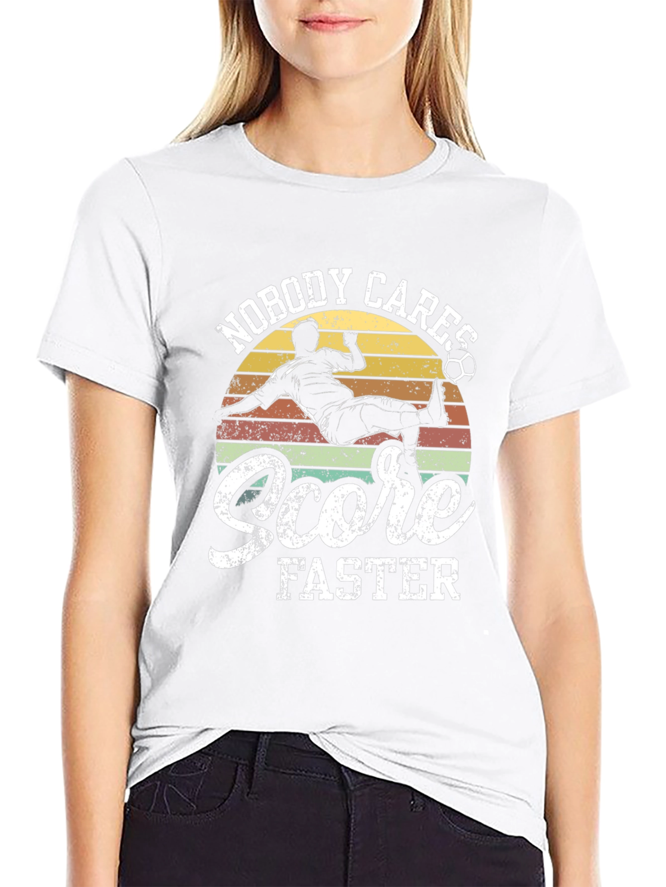 Nobody Cares Score Faster Graphic T-Shirt