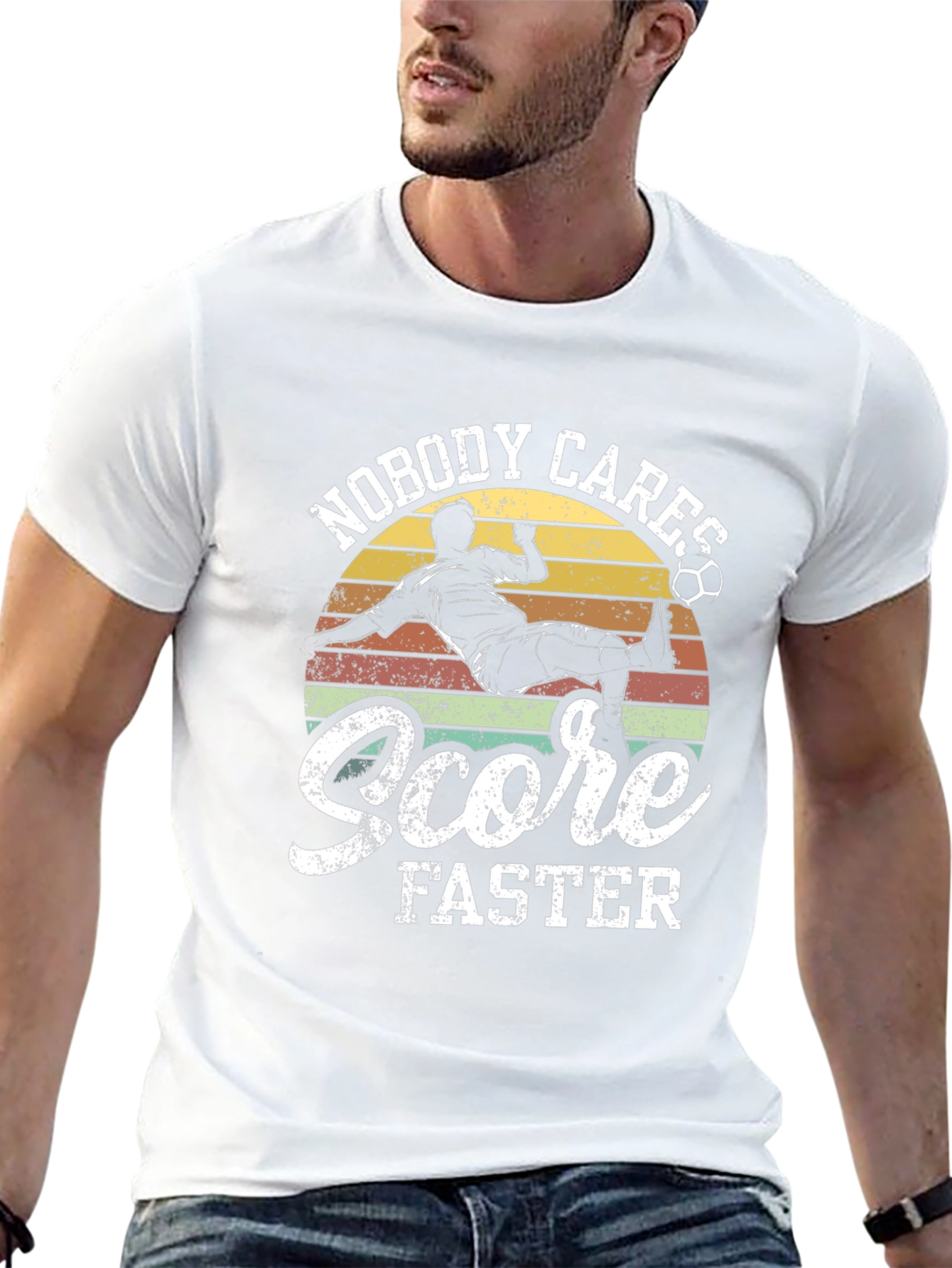 Nobody Cares Score Faster Graphic T-Shirt