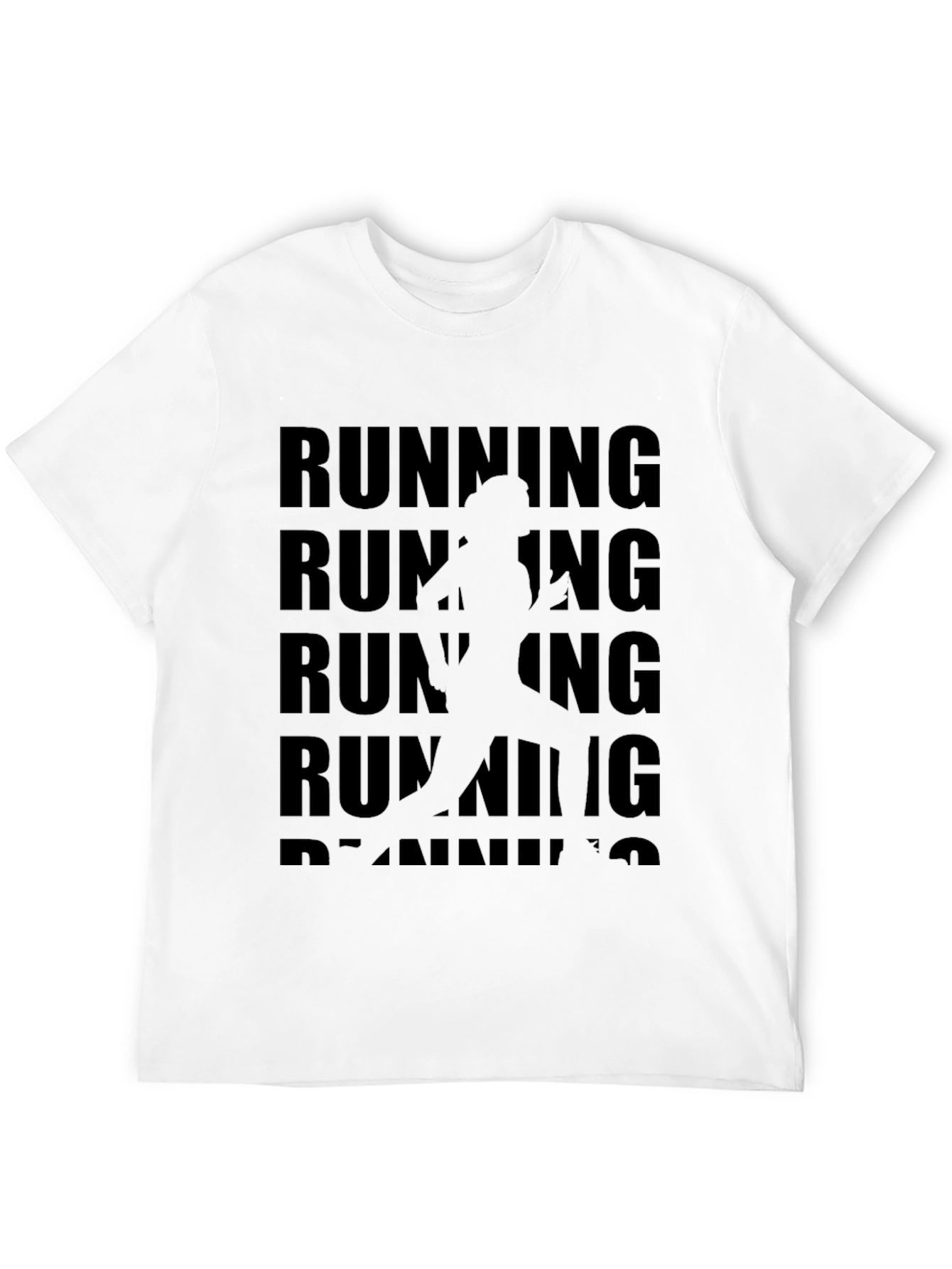 Running Graphic Tee - Black