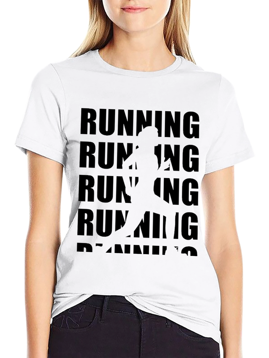 Running Graphic Tee - Black