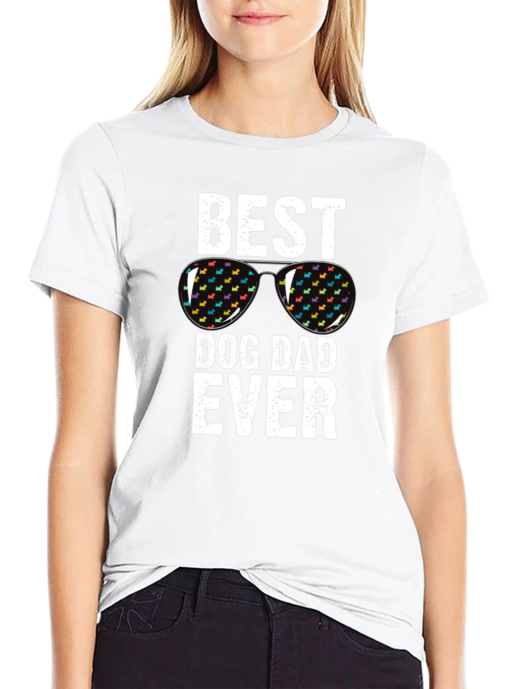 Best Dog Dad Ever T-Shirt - Novelty Graphic Tee