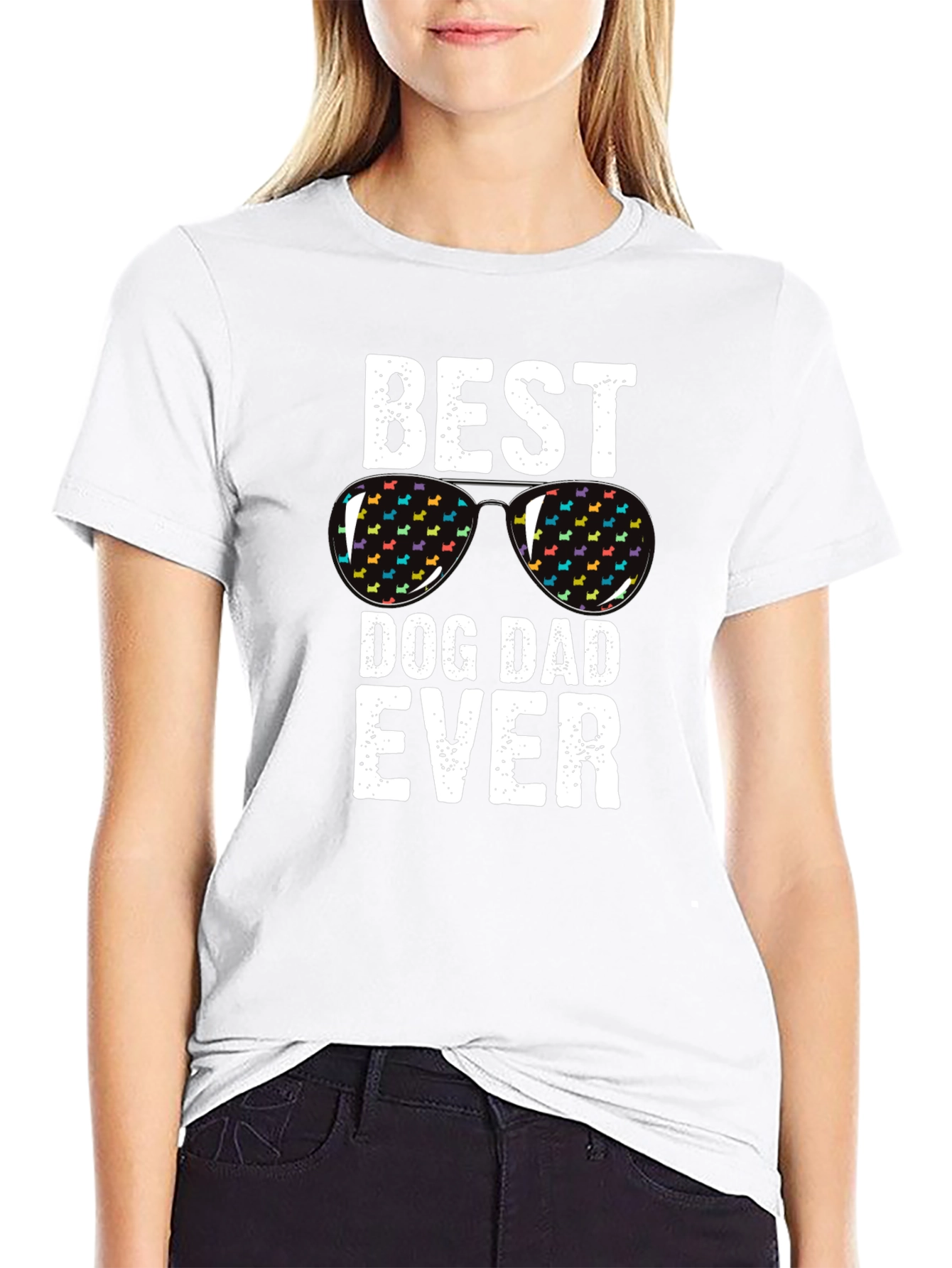 Best Dog Dad Ever T-Shirt - Novelty Graphic Tee