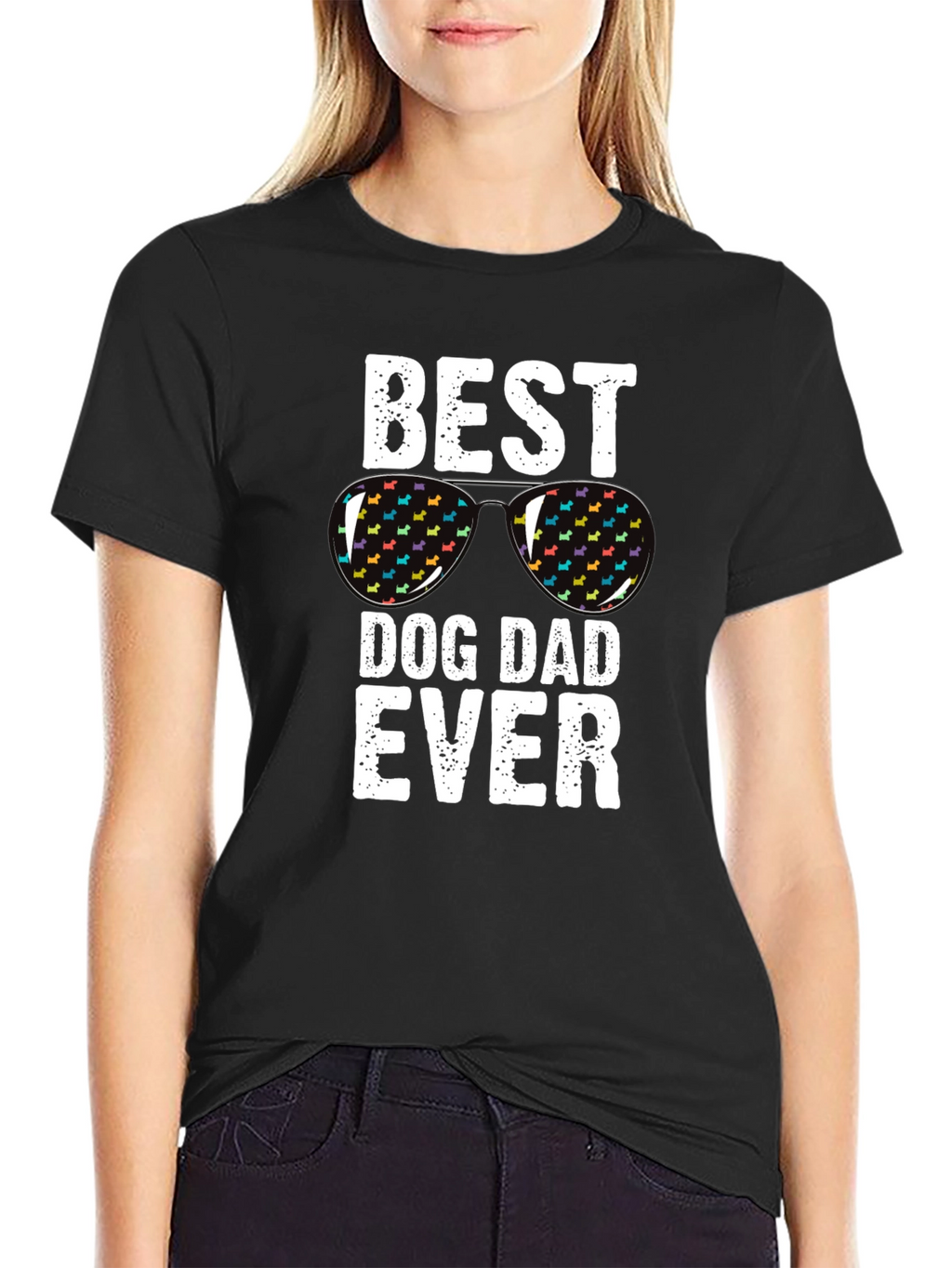 Best Dog Dad Ever T-Shirt - Novelty Graphic Tee