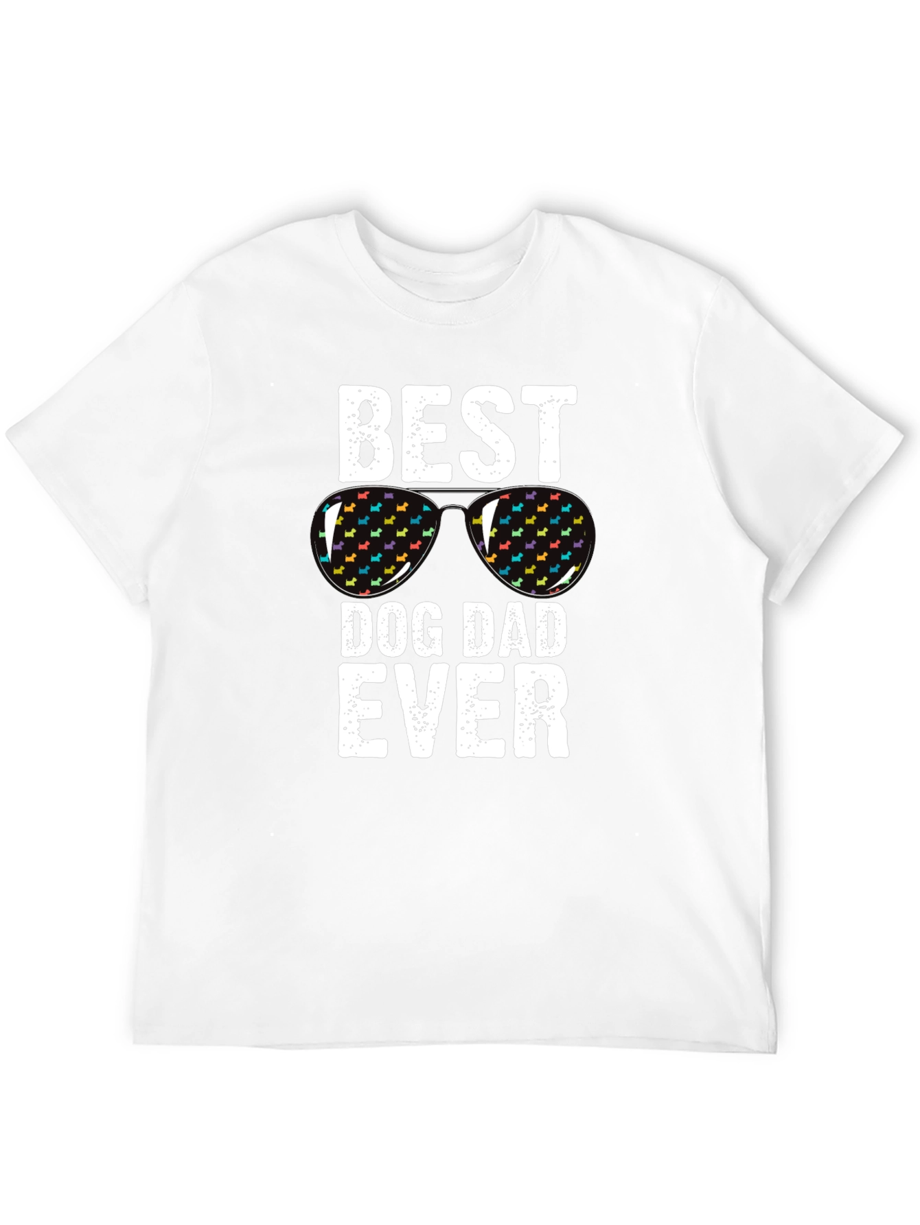 Best Dog Dad Ever T-Shirt - Novelty Graphic Tee