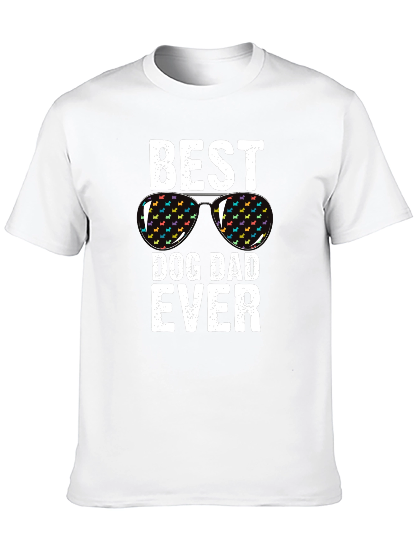 Best Dog Dad Ever T-Shirt - Novelty Graphic Tee