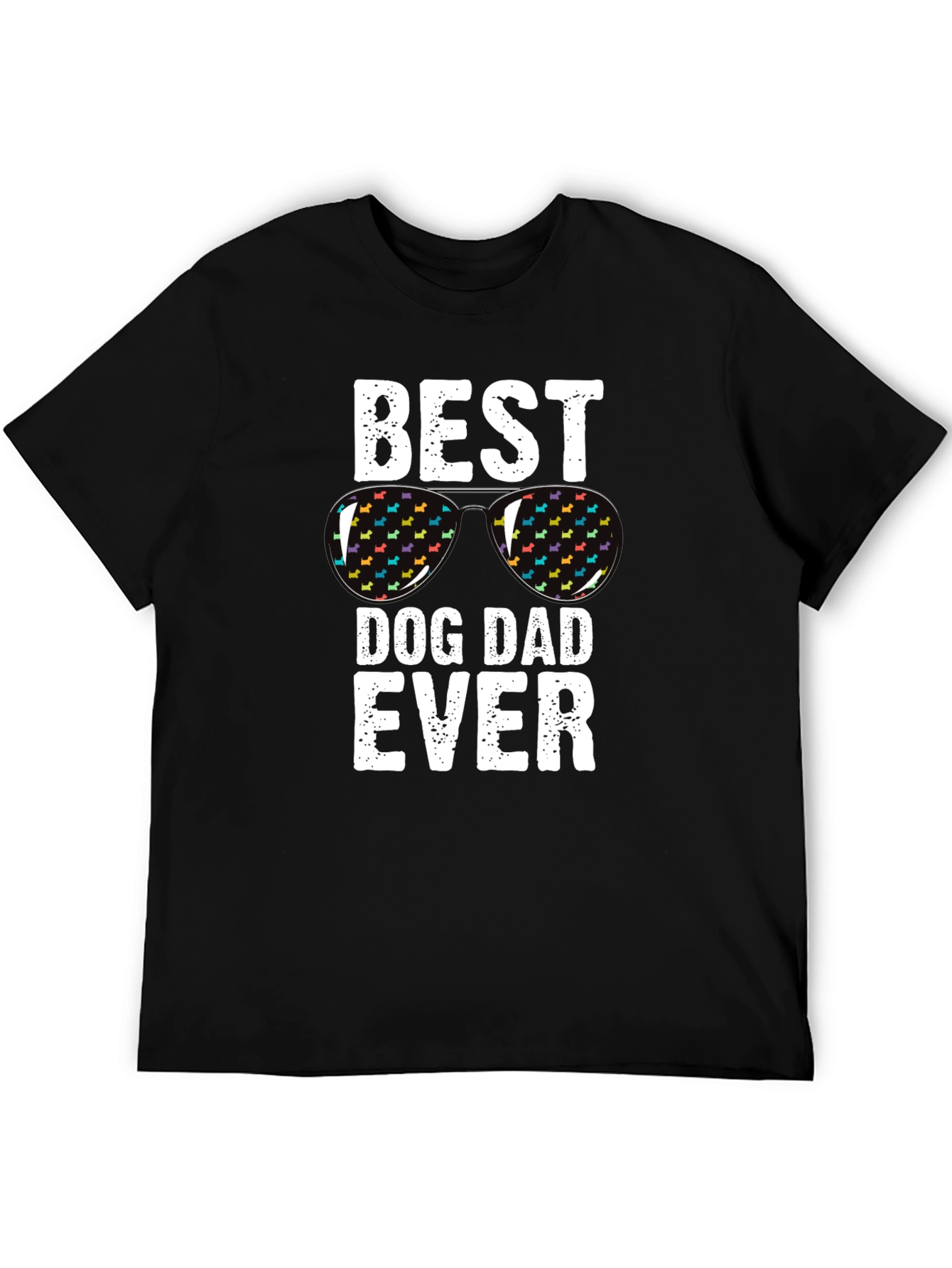 Best Dog Dad Ever T-Shirt - Novelty Graphic Tee