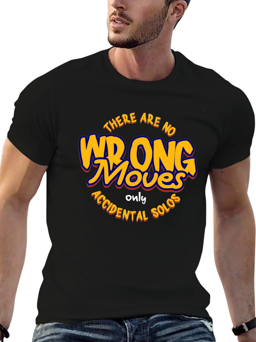 There Are No Wrong Moves Black T-Shirt