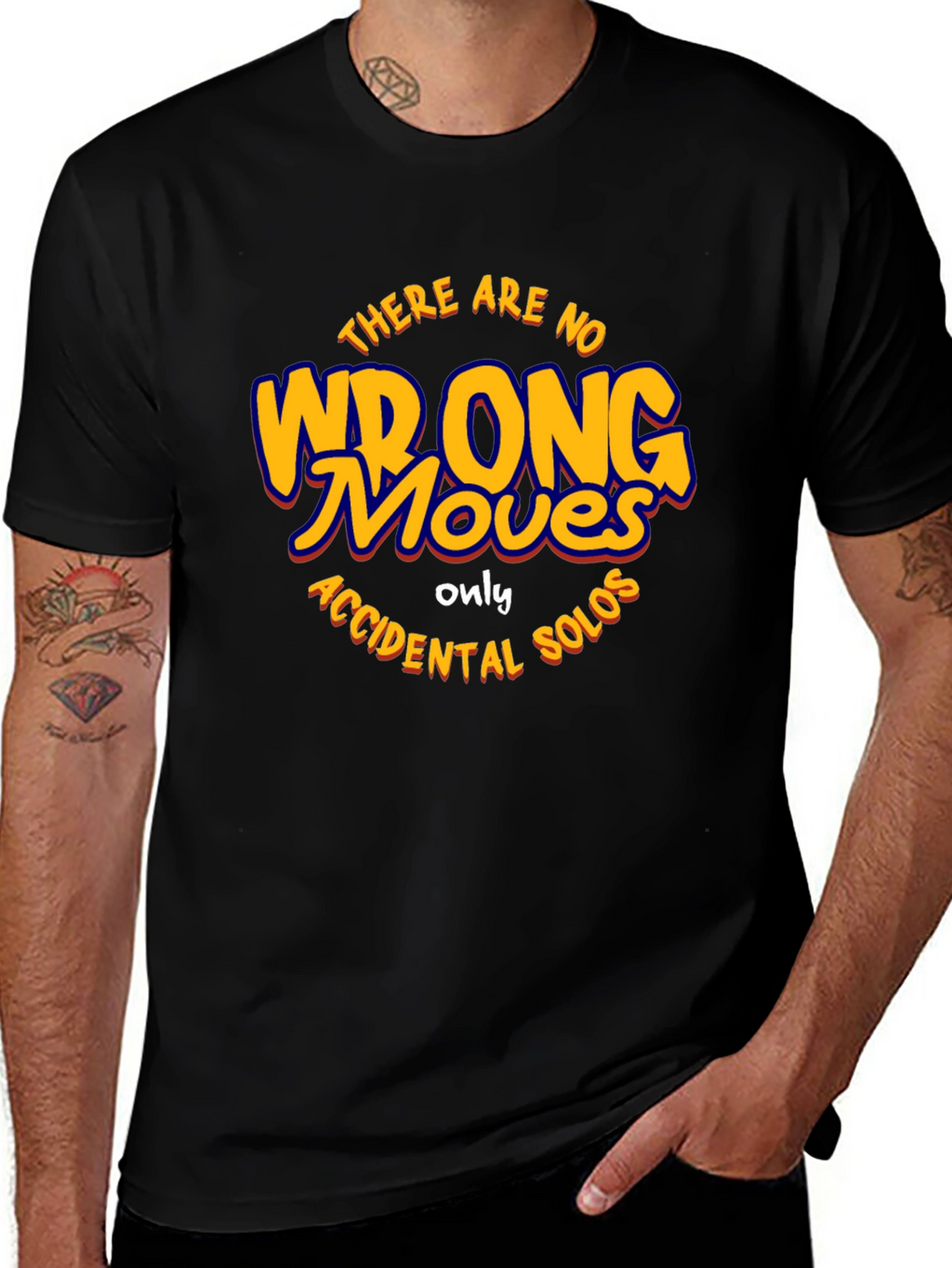 There Are No Wrong Moves Black T-Shirt