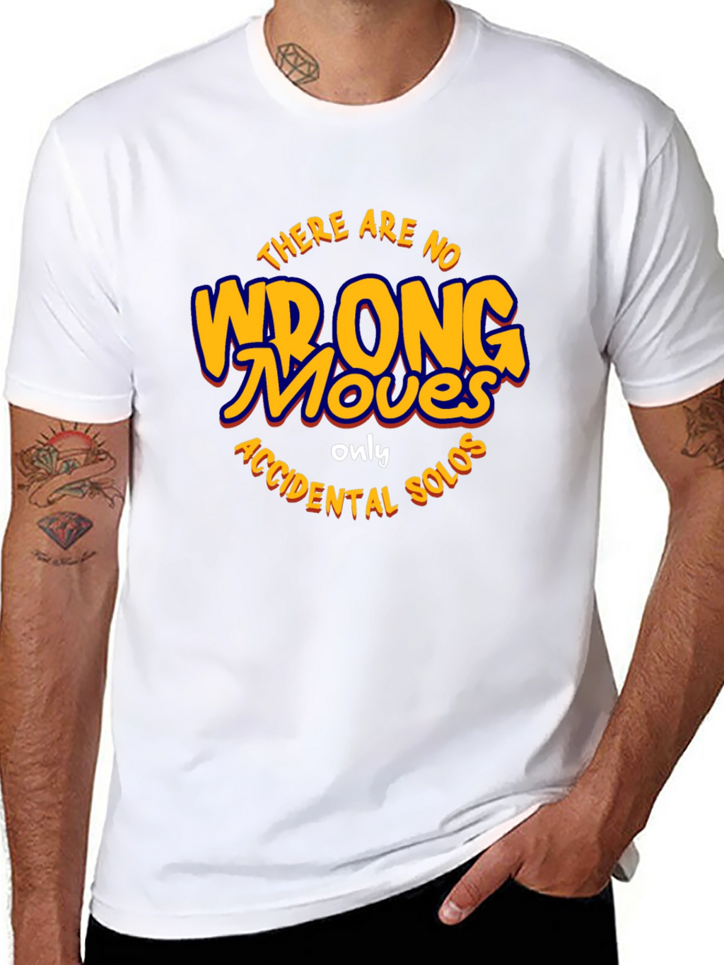 There Are No Wrong Moves Black T-Shirt