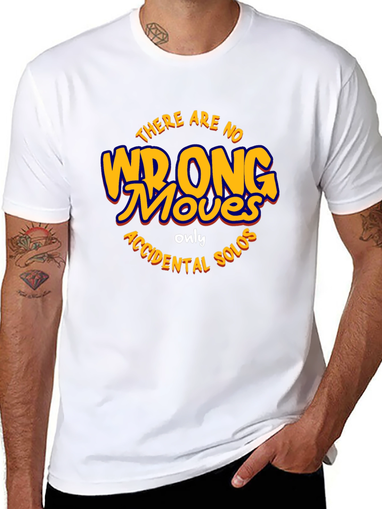 There Are No Wrong Moves Black T-Shirt