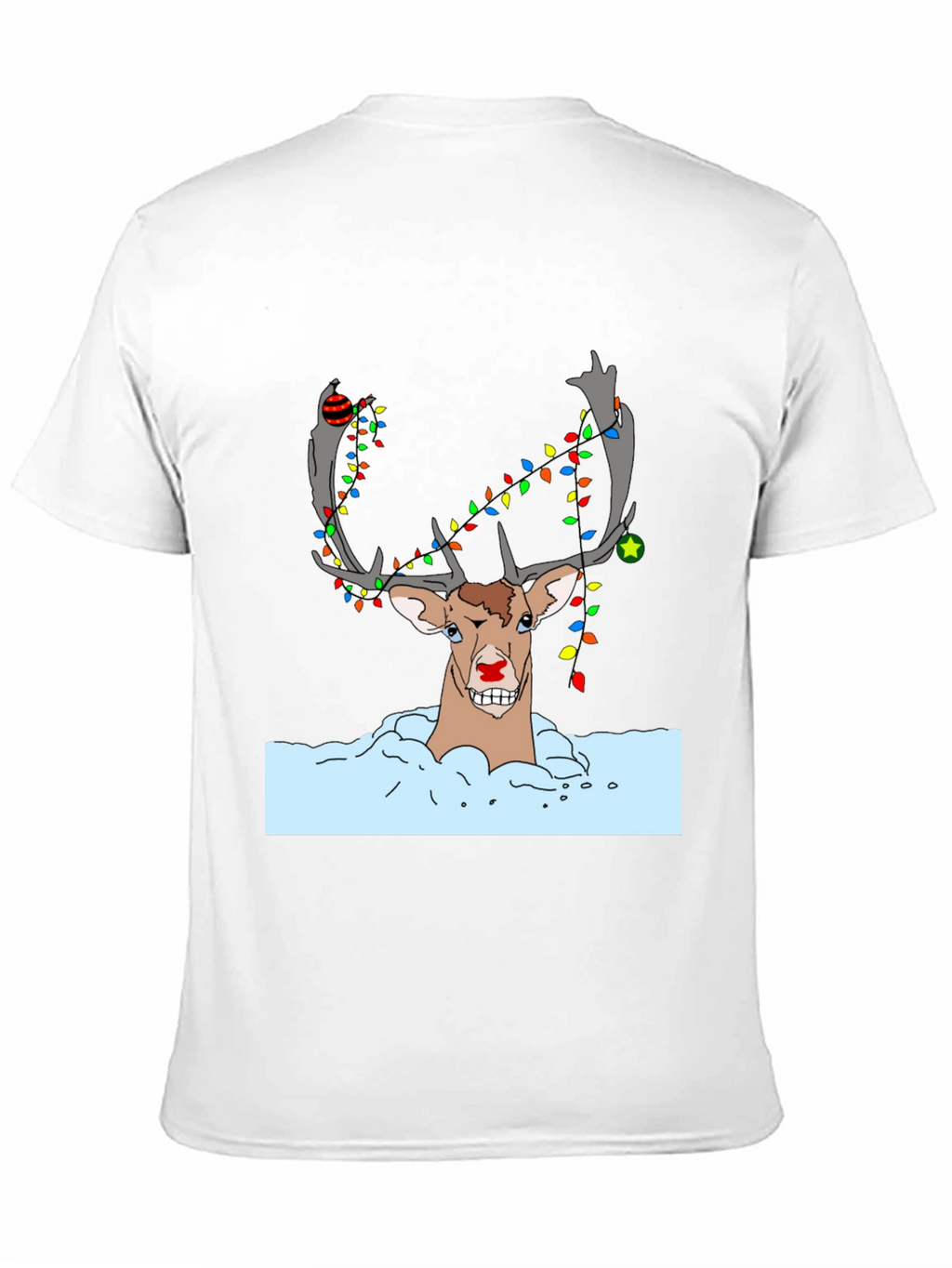 Rudolph Christmas T-Shirt - Holiday Reindeer