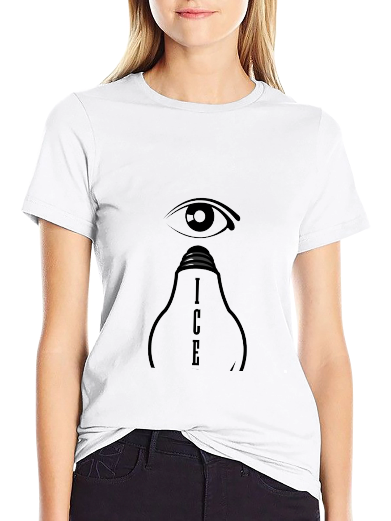 Eye See Lightbulb Graphic T-Shirt