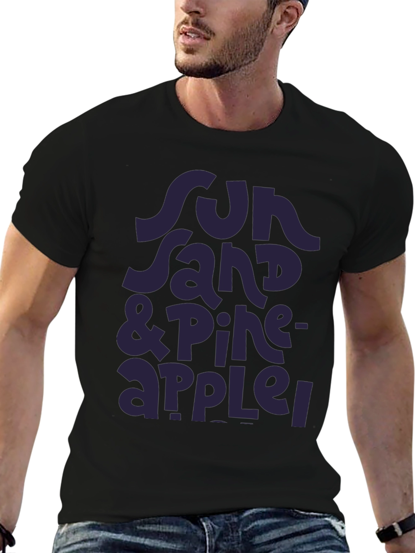 Sun Sand & Pineapple T-Shirt - Stylish Summer Tee