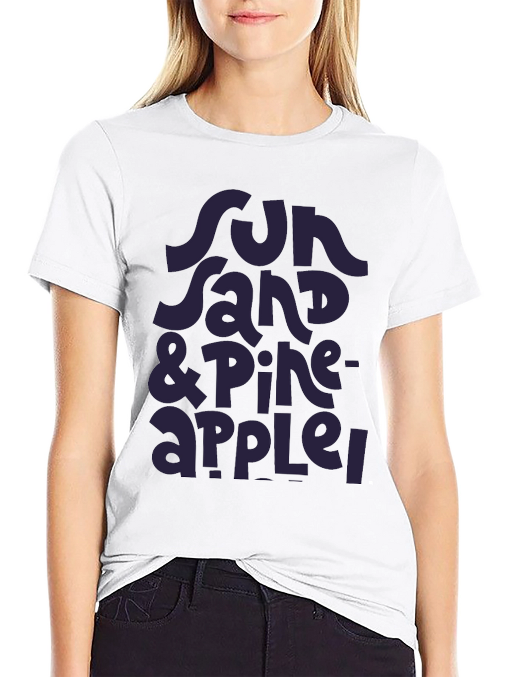 Sun Sand & Pineapple T-Shirt - Stylish Summer Tee