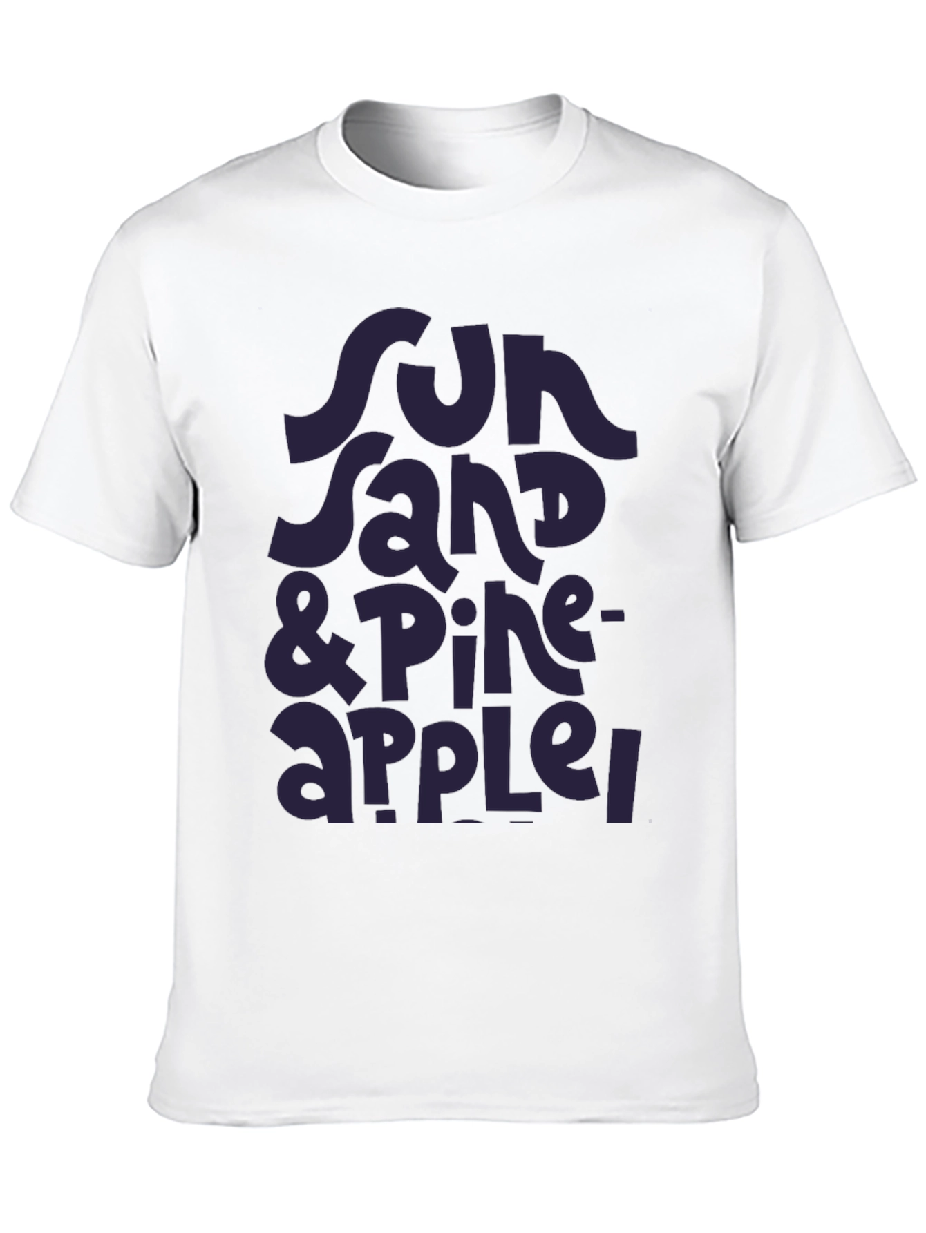 Sun Sand & Pineapple T-Shirt - Stylish Summer Tee