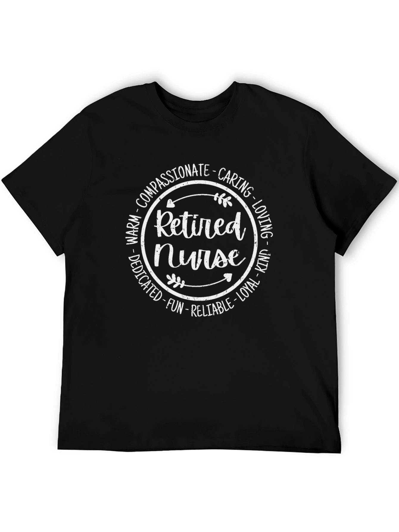 Retired Nurse T-Shirt: Caring & Compassionate