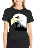 Bold Eagle Graphic Black T-Shirt