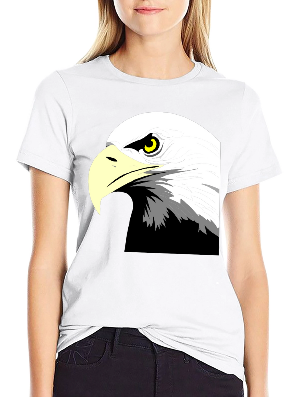 Bold Eagle Graphic Black T-Shirt