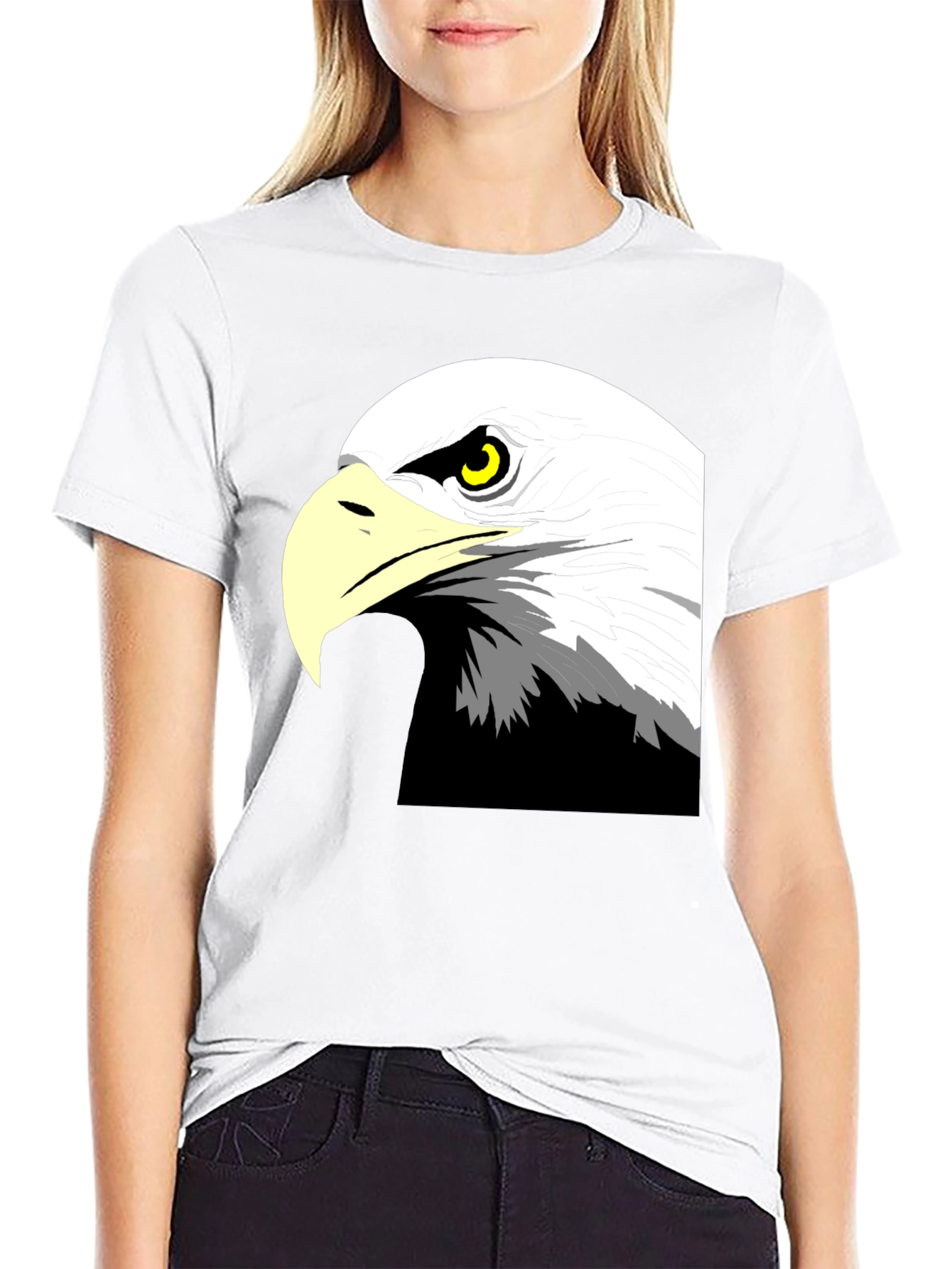 Bold Eagle Graphic Black T-Shirt