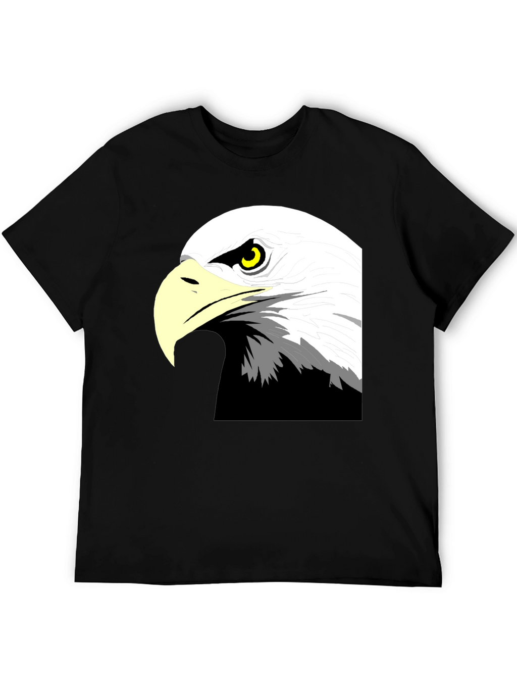 Bold Eagle Graphic Black T-Shirt
