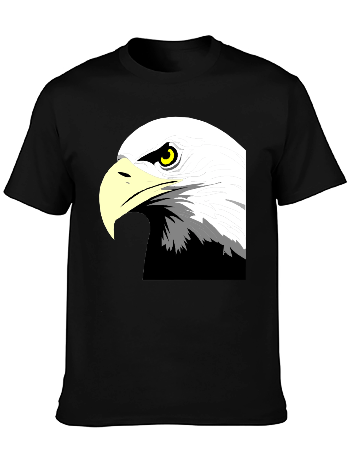 Bold Eagle Graphic Black T-Shirt
