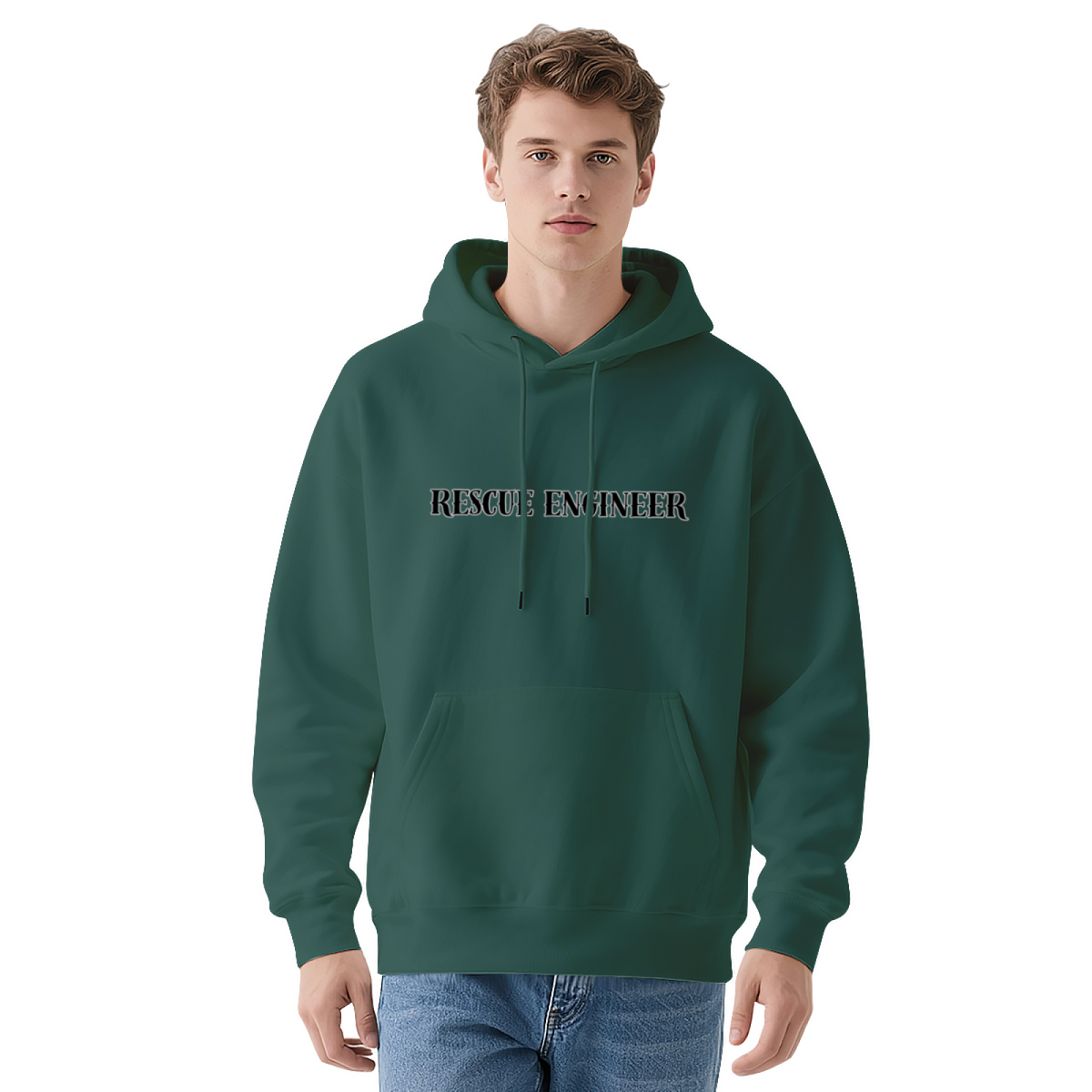 Statement Piece Hoodie - Bold Design Pullover #0576