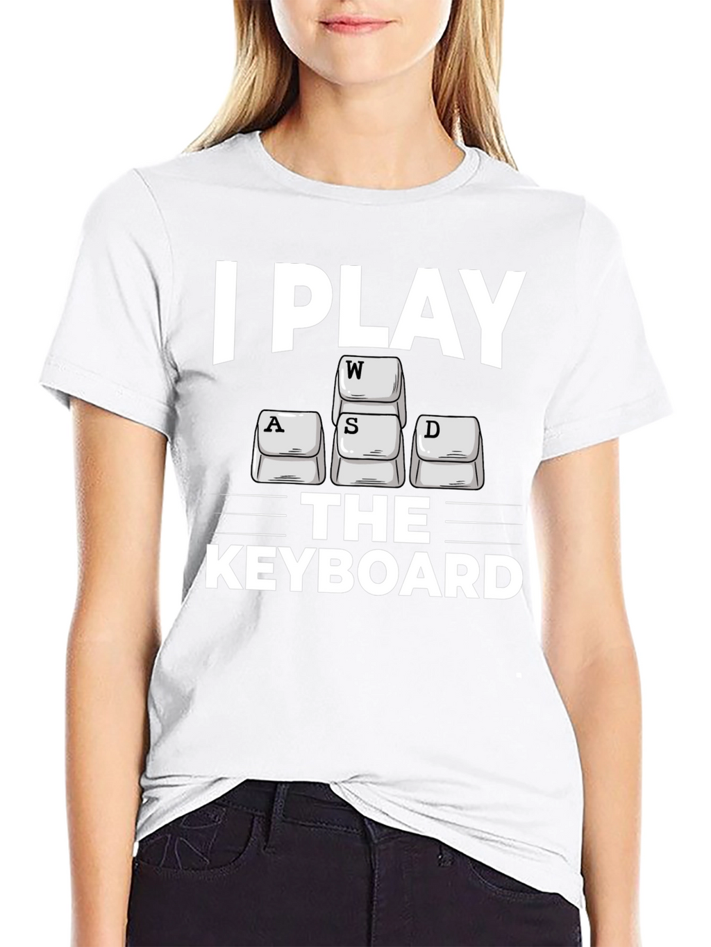 I Play WASD Keyboard Gamer T-Shirt