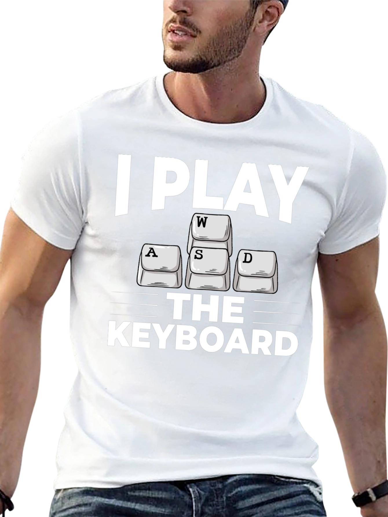 I Play WASD Keyboard Gamer T-Shirt