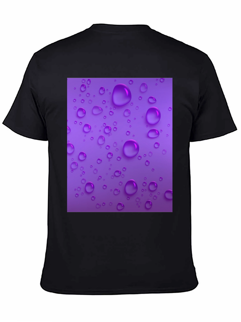Purple Raindrop T-Shirt - Stylish and Unique!