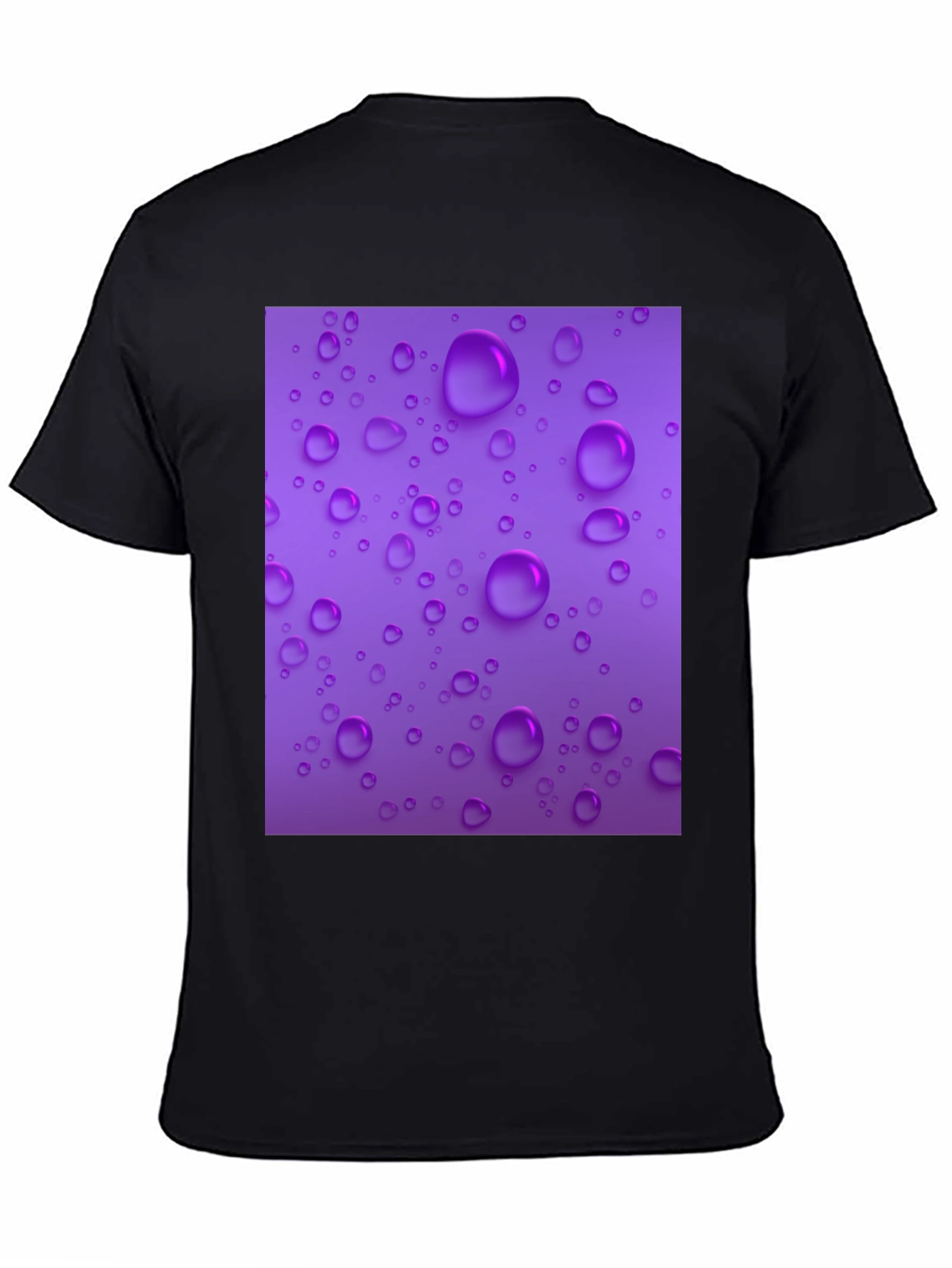 Purple Raindrop T-Shirt - Stylish and Unique!