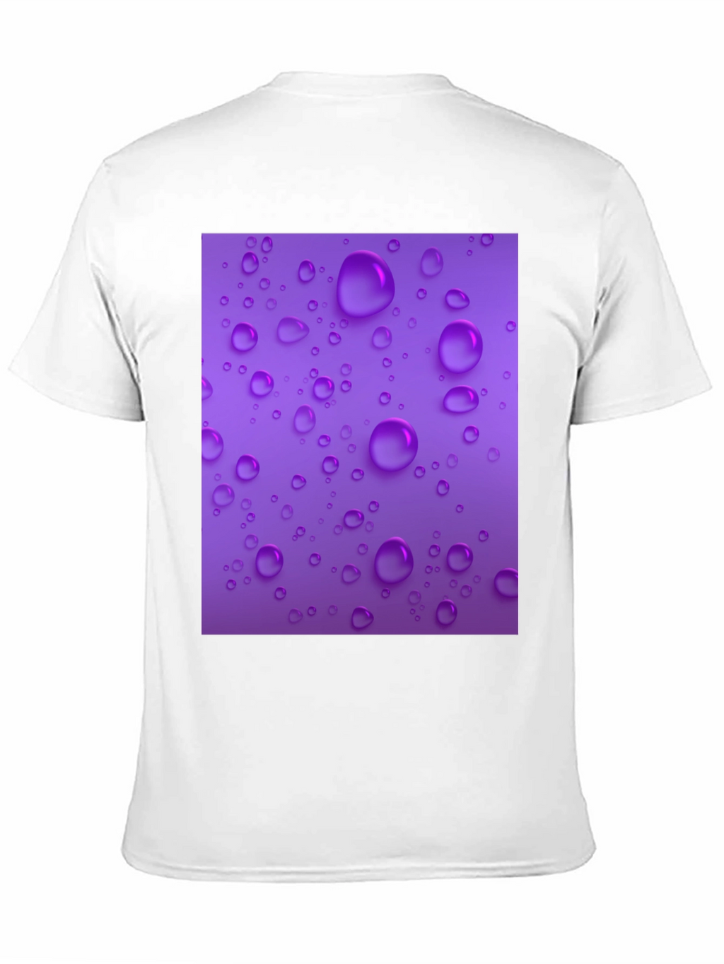 Purple Raindrop T-Shirt - Stylish and Unique!