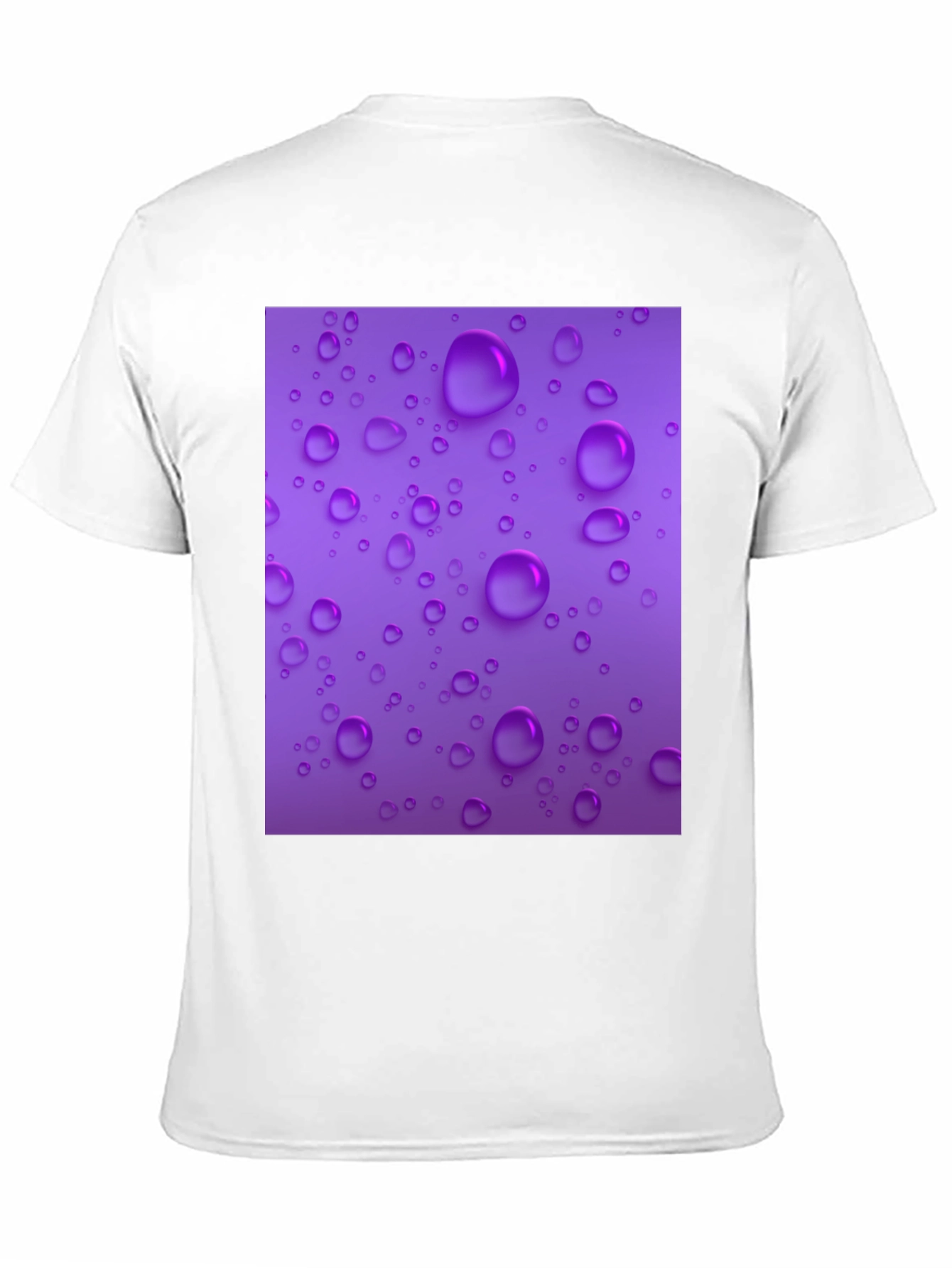 Purple Raindrop T-Shirt - Stylish and Unique!