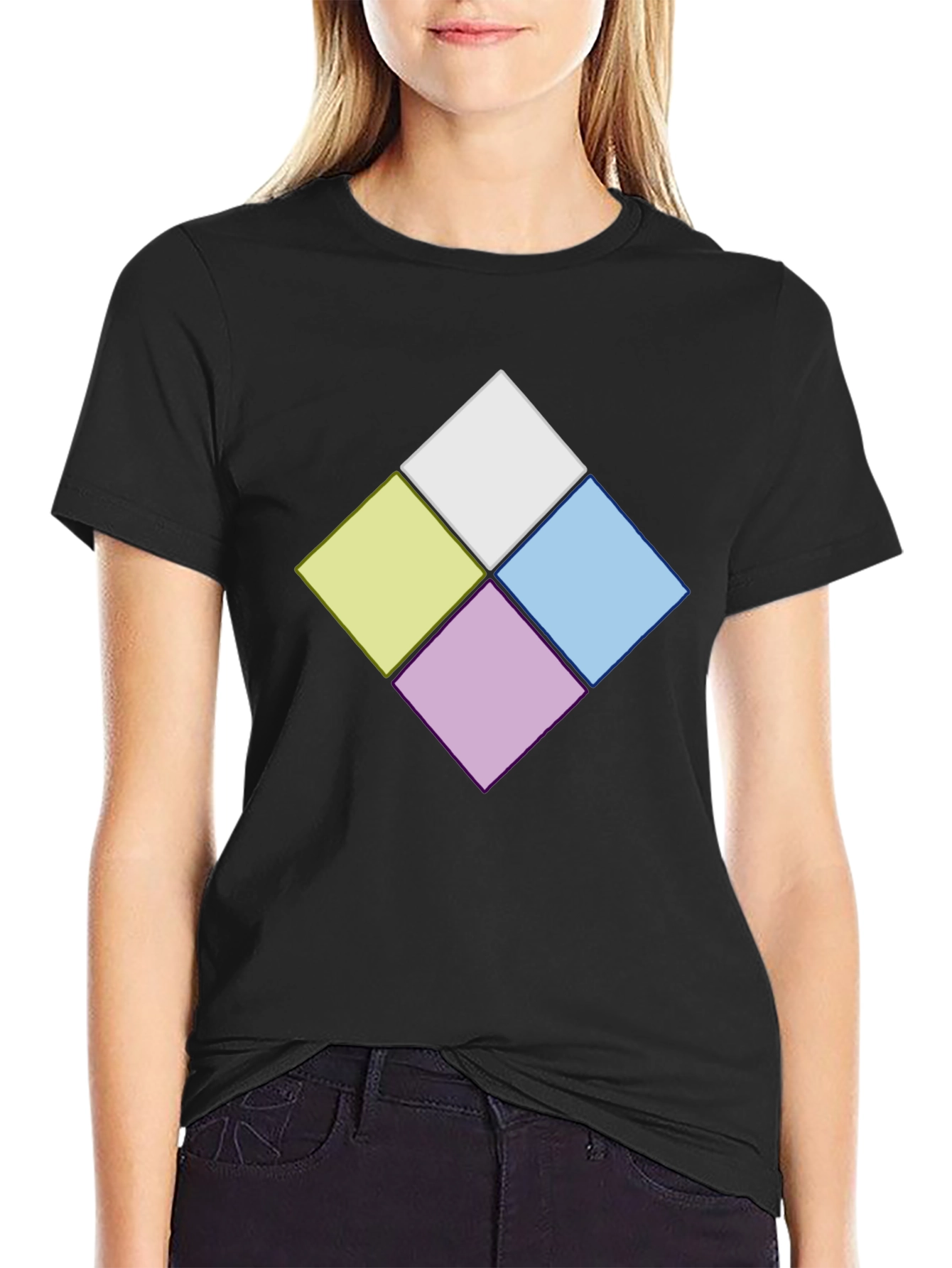 Diamond Authority Steven Universe Inspired Black T-Shirt