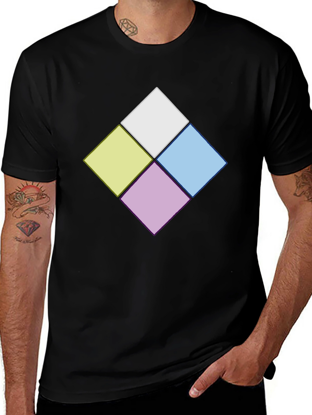 Diamond Authority Steven Universe Inspired Black T-Shirt