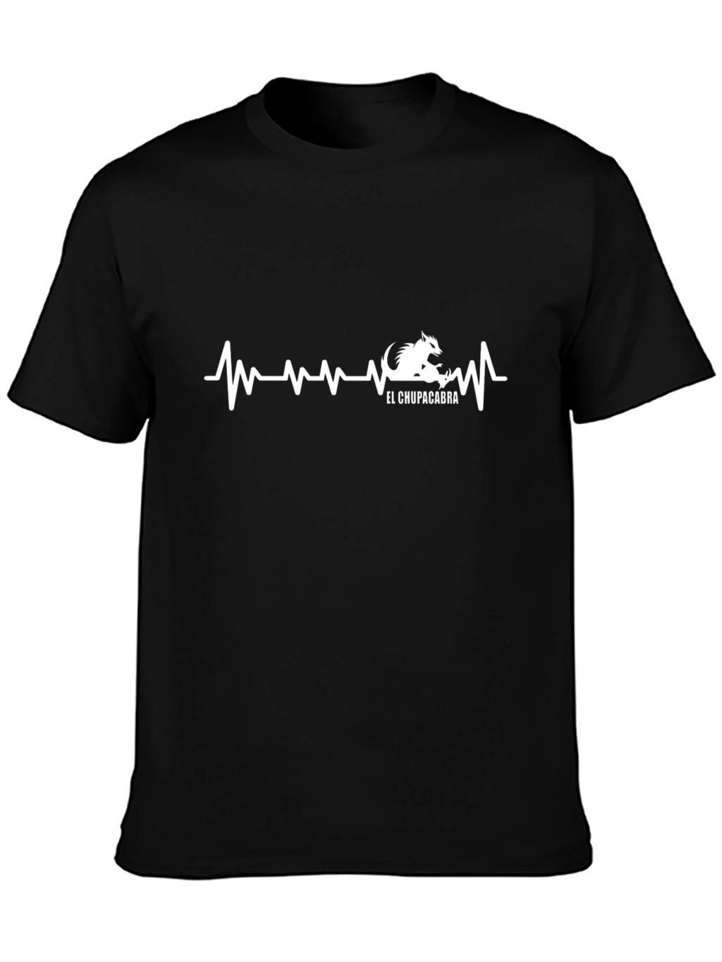 El Chupacabra Heartbeat T-Shirt - Black