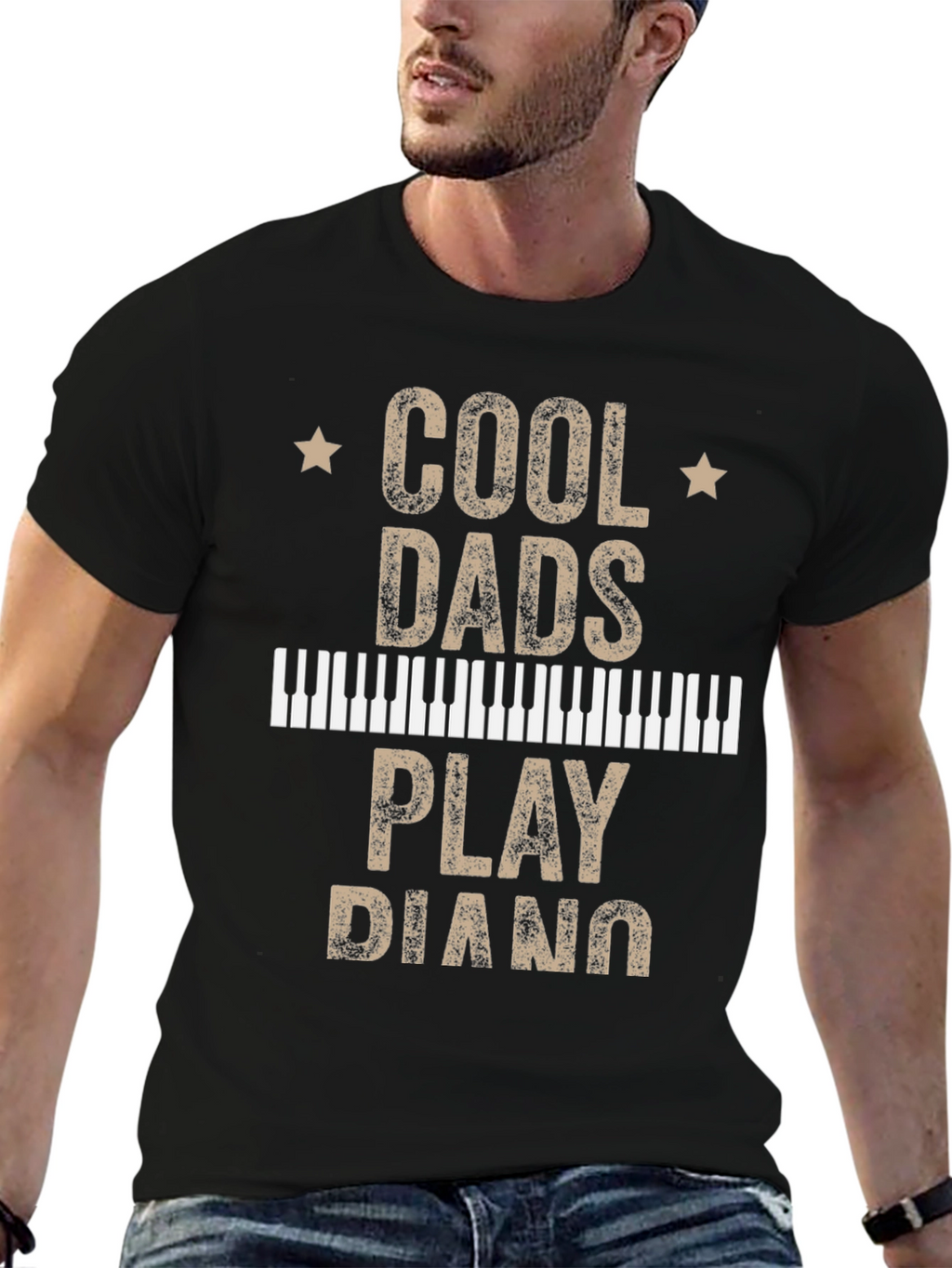 Cool Dads Play Piano T-Shirt